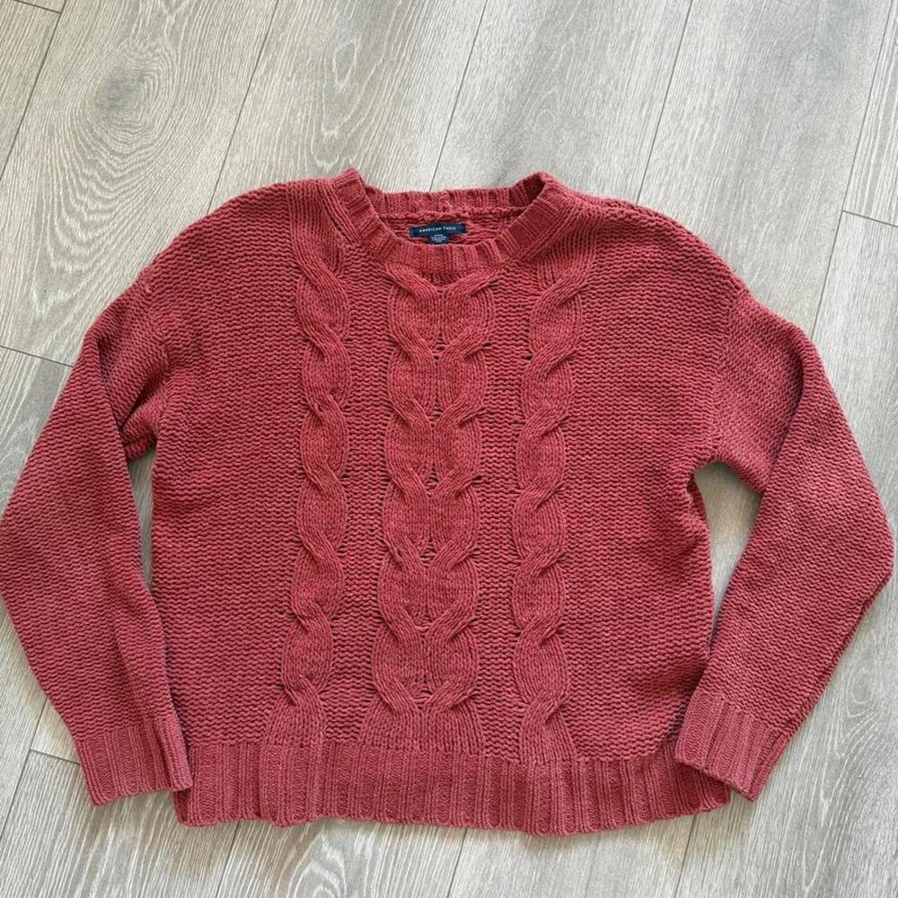 American eagle chunky cable sweater